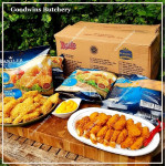 Kanzler frozen chicken NUGGET CRISPY BUBBLE CRUMB extra meaty 450g